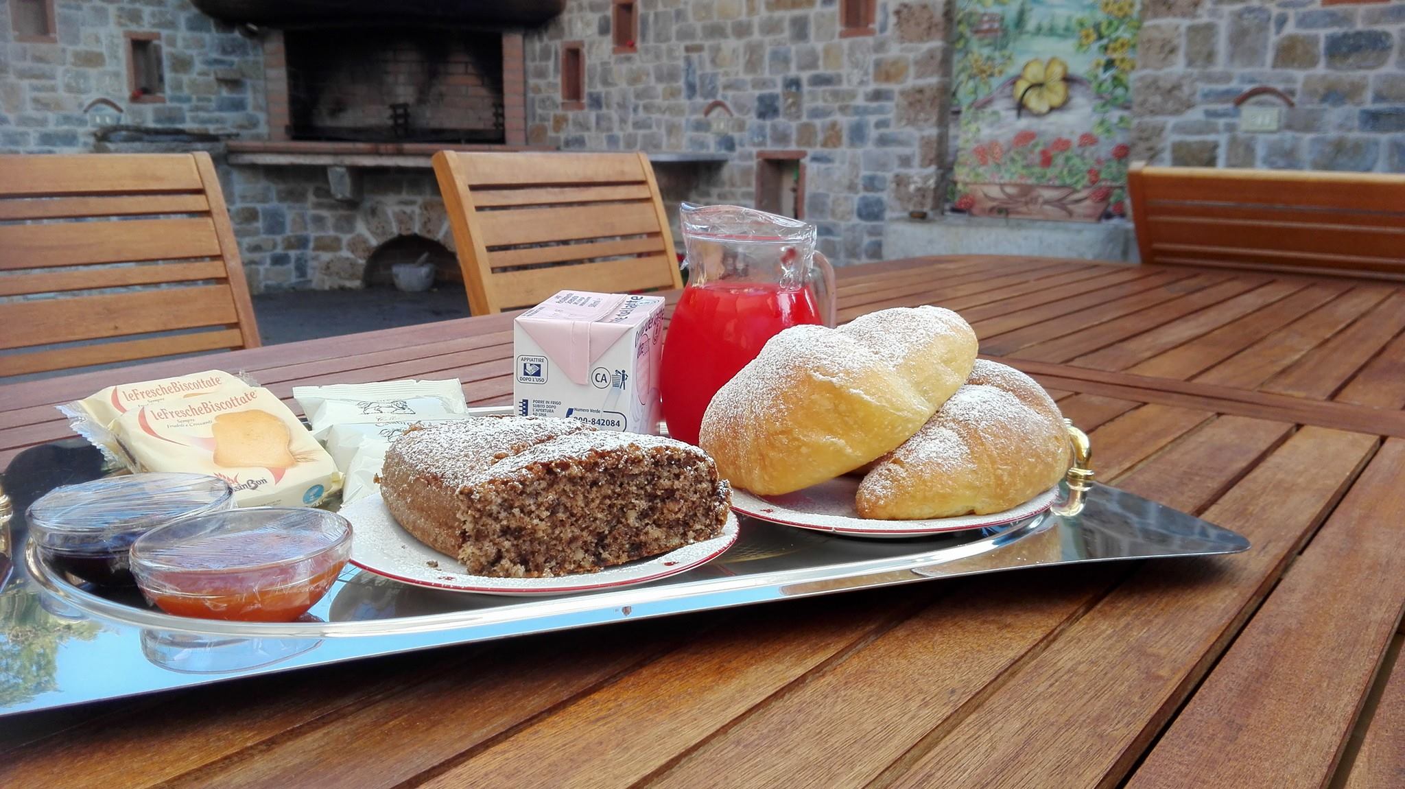 Colazione al b&b Agriturismo La Dolce Mela